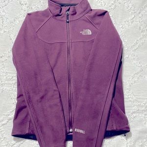 North Face Windwall Jacket, Women Medium, plum purple, Fair Price!
